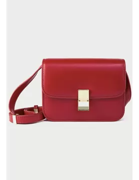 Martha Small Faux Leather Bag Red
