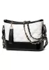 Kristy Faux Leather Bucket Bag White