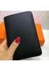 Jane Passport Cover Cowhide Leather Black
