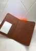 Jane Passport Cover Cowhide Leather Brown