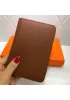 Jane Passport Cover Cowhide Leather Brown