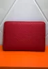 Jane Passport Cover Cowhide Leather Red