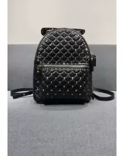 Rockstar Leather Backpack Black