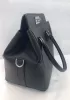 Deborah Leather Shoulder Bag Black