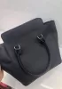 Deborah Leather Shoulder Bag Black