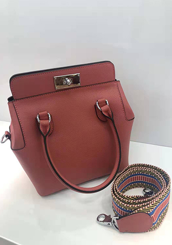 Deborah Leather Shoulder Bag Burgundy