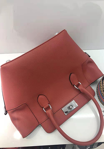 Deborah Leather Shoulder Bag Burgundy