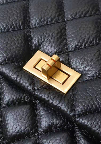 Nicola Top Handle And Shoulder Lambskin Mini Bag Black