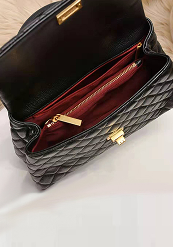 Nicola Top Handle And Shoulder Large Bag Black
