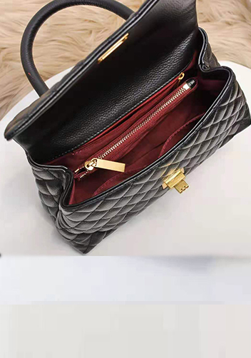 Nicola Top Handle And Shoulder Large Bag Black