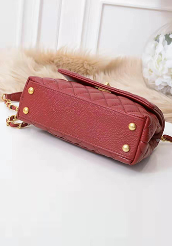 Nicola Top Handle And Shoulder Large Bag Burgundy