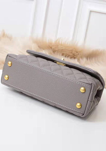 Nicola Top Handle And Shoulder Large Bag Grey