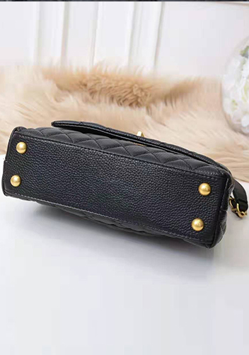 Nicola Top Handle And Shoulder Medium Bag Black