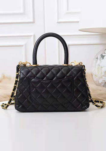 Nicola Top Handle And Shoulder Medium Bag Black