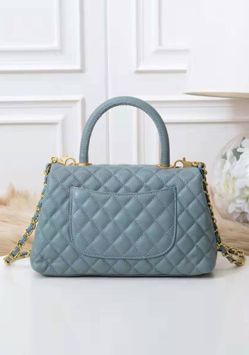 Nicola Top Handle And Shoulder Medium Bag Blue