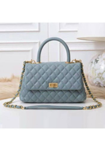 Nicola Top Handle And Shoulder Medium Bag Blue