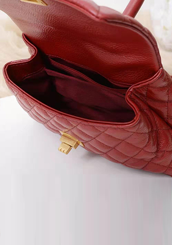 Nicola Top Handle And Shoulder Medium Bag Burgundy