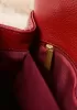 Nicola Top Handle And Shoulder Medium Bag Burgundy