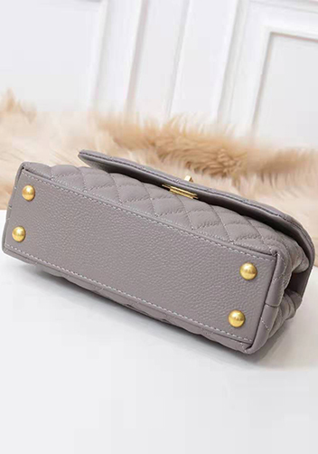 Nicola Top Handle And Shoulder Medium Bag Grey