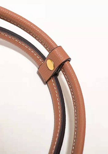 Ivonne Leather Shoulder Bag Brown