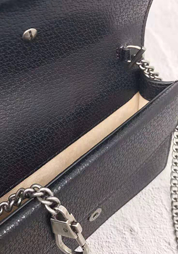 Jess Mini Leather Shoulder Bag Black