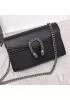 Jess Mini Leather Shoulder Bag Black