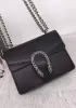 Jess Mini Square Leather Shoulder Bag Black