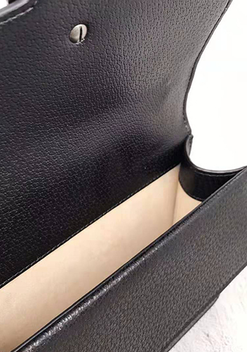 Jess Mini Square Leather Shoulder Bag Black