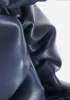 Dina Leather Clutch Top Handle And Shoulder Bag Blue