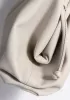 Dina Leather Large Clutch Shoulder Bag White