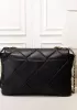 Adele Flap Large Leather Bag Black
