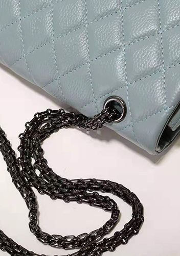 Adele Flap Medium Grain Leather Blue