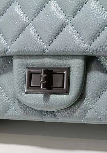 Adele Flap Medium Grain Leather Blue