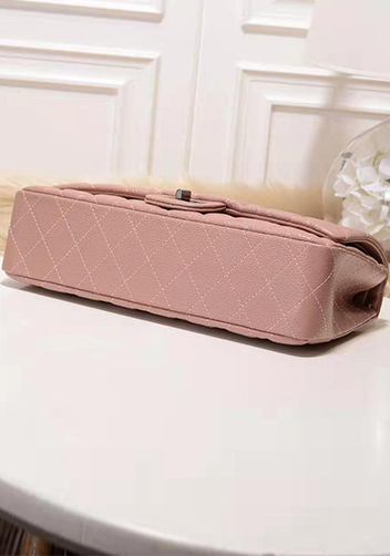Adele Flap Medium Grain Leather Pink