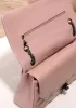 Adele Flap Medium Grain Leather Pink