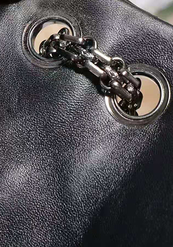 Adele Flap Small Lambskin Black