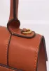 Bonnie Leather Shoulder Bag Camel