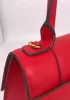 Bonnie Leather Shoulder Bag Red