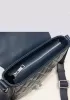 Hanna Leather Shoulder Bag Blue