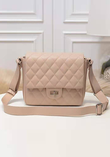 Hanna Leather Shoulder Bag Pink