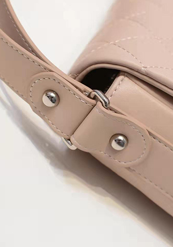 Hanna Leather Shoulder Bag Pink