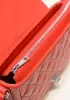 Hanna Leather Shoulder Bag Red