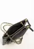 Vanecia Leather Small Shoulder Bag Black