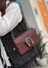 Jess Medium Leather Shoulder Bag Burgundy