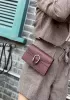 Jess Mini Leather Shoulder Bag Burgundy
