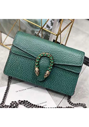 Jess Mini Leather Shoulder Bag Green