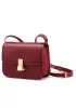 Martha Classic Leather Bag Burgundy