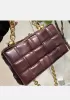 Mia Leather Chain Shoulder Bag Choco