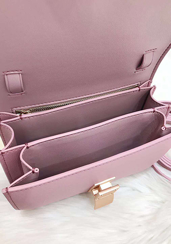 Martha Classic Leather Bag Pink