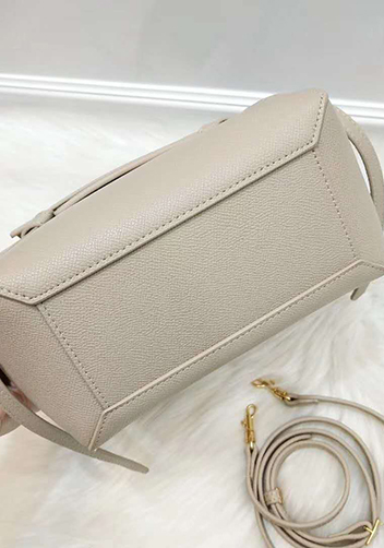 Debbie Top Handle Nano Bag Beige